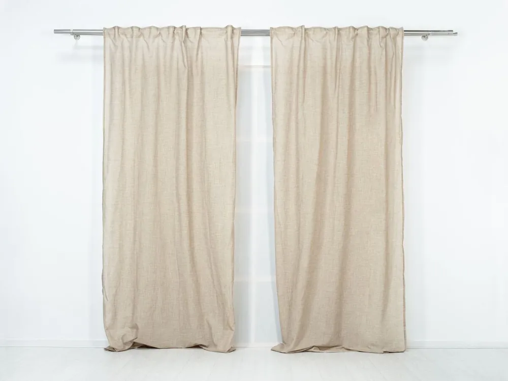 Visillo translúcido Dessert Dessert - Beige - 140x260