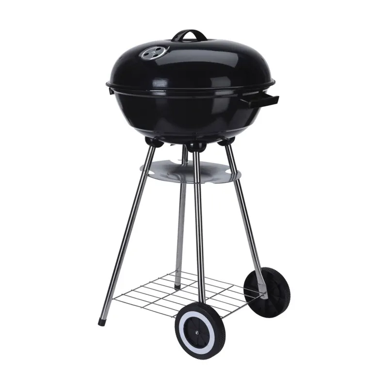 Well Home Barbacoa con ruedas tipo bowl Ø47cm - Jardín