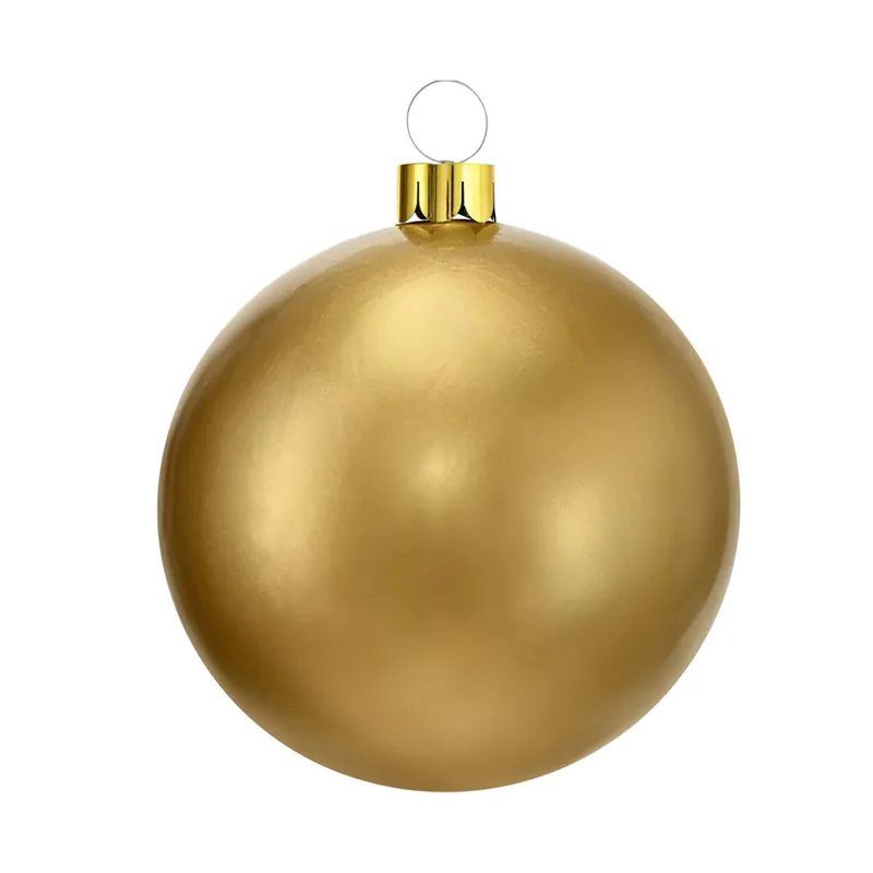 Well Home Bola de Navidad Inflable Dorada de 4,5cm - Decoración