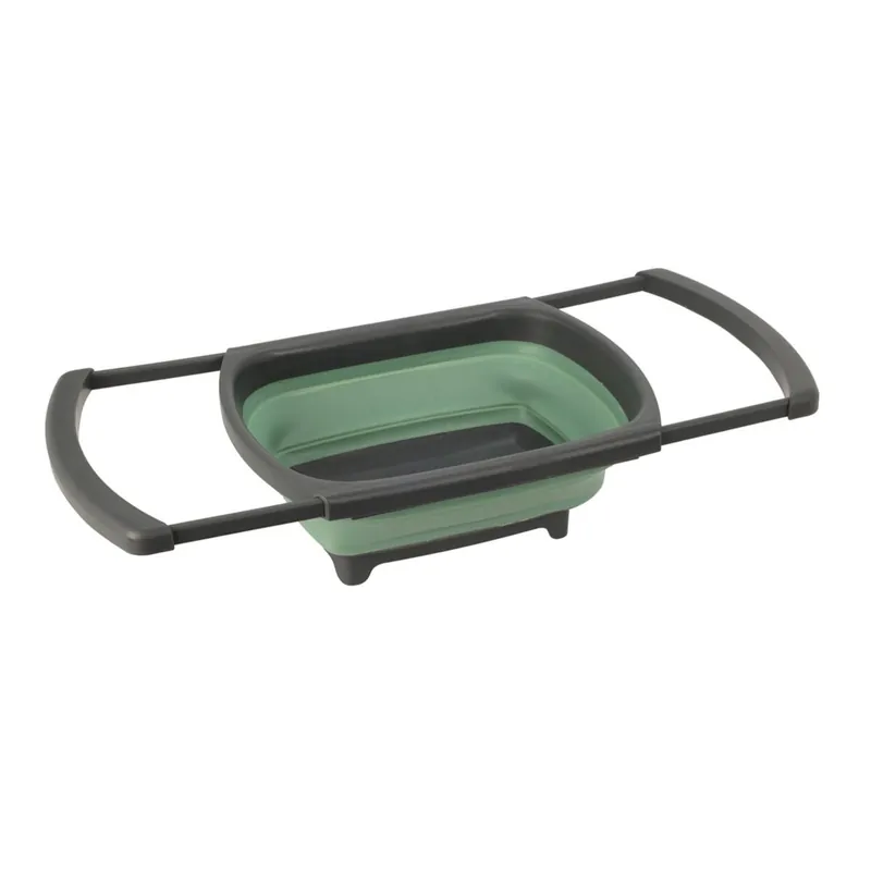 Well Home Cesta Lavavajillas Plegable en color verde y gris - Cocina