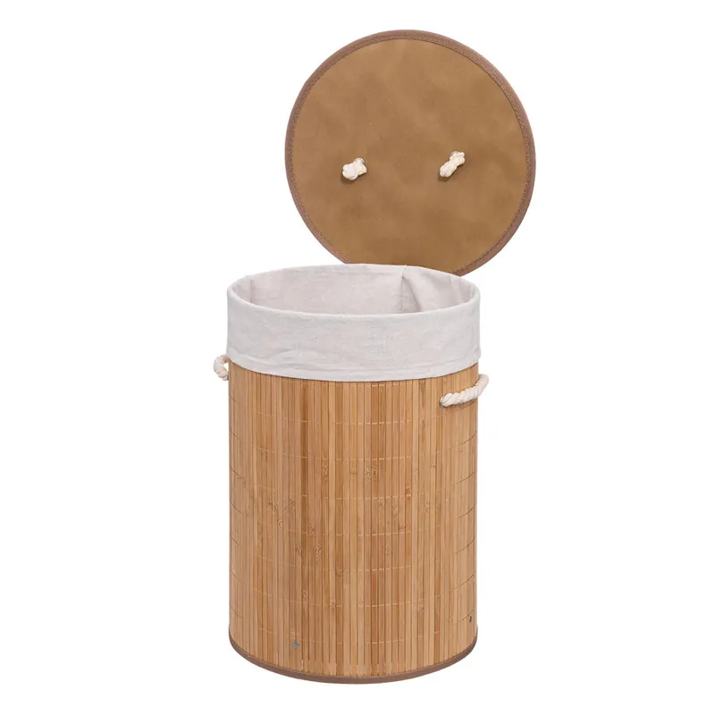 WELL HOME - Cesto para la colada, contenedor de ropa sucia, 48 L