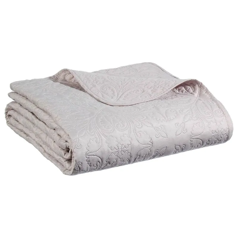 Well Home Colcha Arabesque 240x260cm con 2 Fundas de almohada Lino - Textil