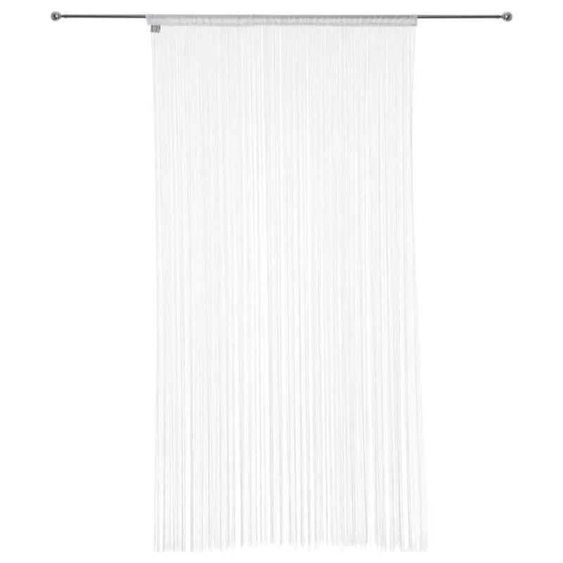 Well Home Cortina de Hilos 90x200cm en color Marfil Ligera y Moderna - Textil