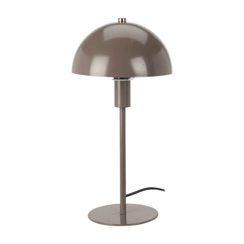 Well Home Lámpara de mesa estilo Seta en color Taupe Ø18x36cm - Decoración