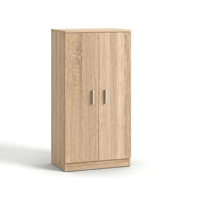 Zapatero de 2 puertas en blanco artik 55x108 cm Liam - Muebles