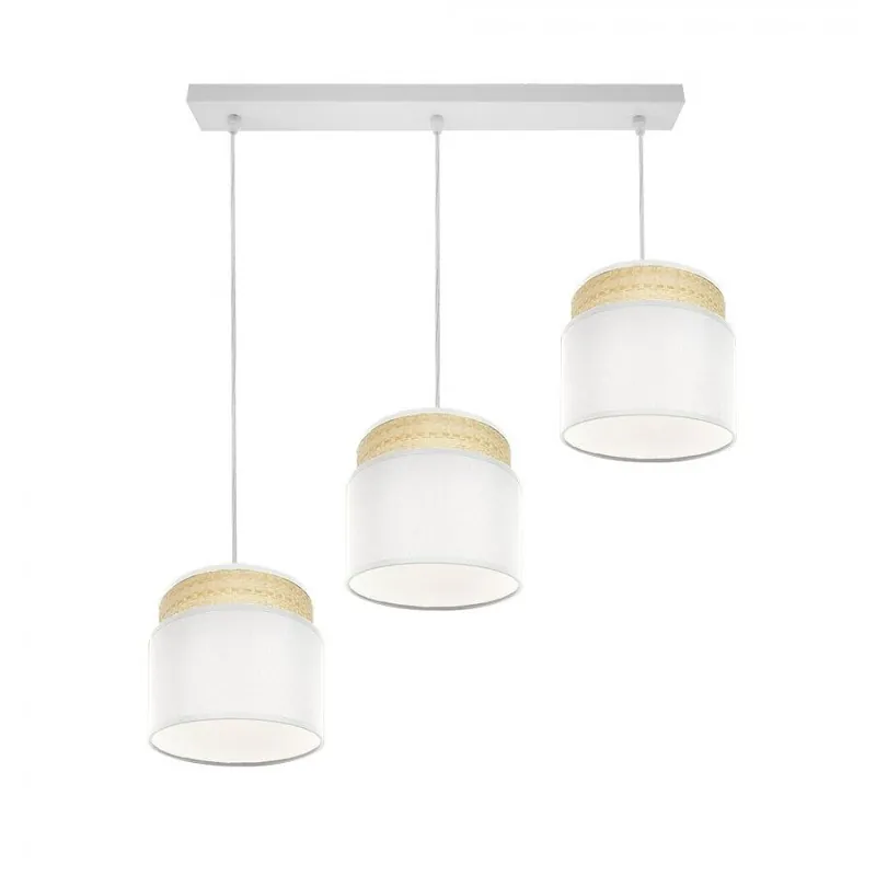 0 metal color blanco serie kandy 68cm - Decoración