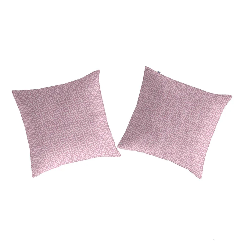 2 Fundas de almohada de algodón ZEYA B 65x65 cm malva - Textil
