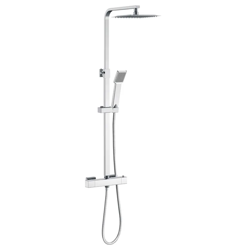 AICA Columna de Ducha Termostática, Alcachofa y Ducha Superior - Baño