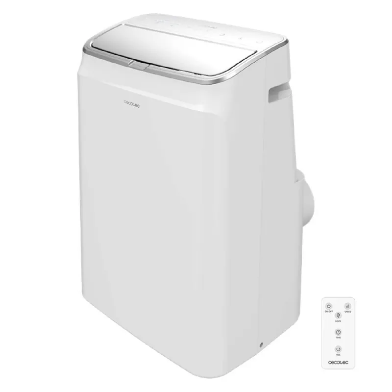 Aire Acondicionado Portátil con Mando a Distancia y Bomba de Calor ForceClima 12600 Soundless Heating. 12000 BTU Cecotec - Electrodomésticos