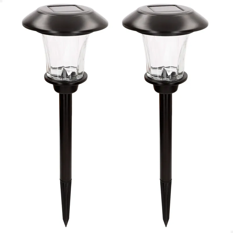 Aktive Set de 2 balizas solares LED 6 lúmenes con estaca - Decoración