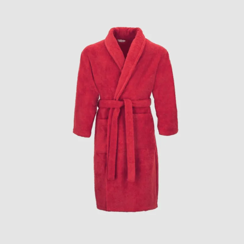 Albornoz Algodón Rojo Donegal Talla S - Textil