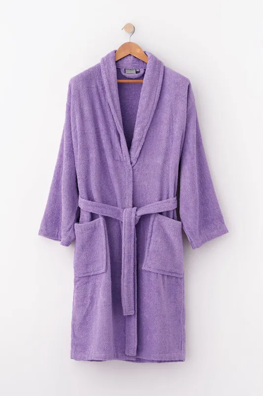 Albornoz Ducha Baño Lila Donegal Collections Talla XL - Textil