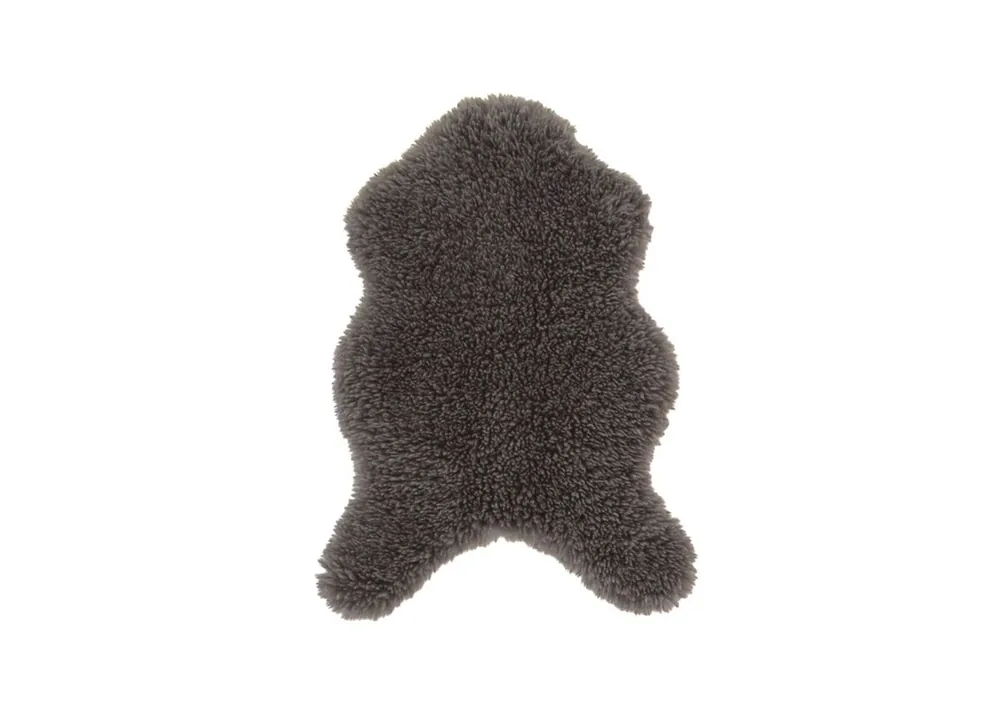 Alfombra 60x90 cm, gris oscuro - Textil