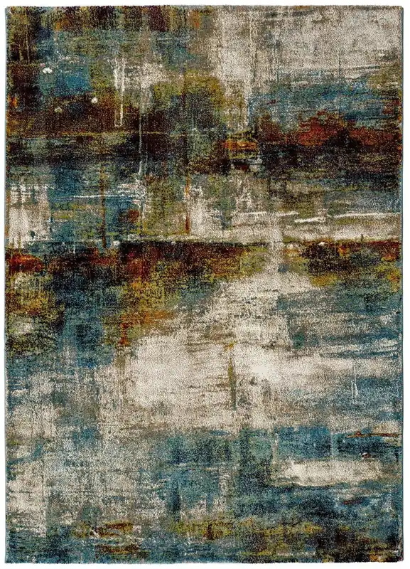 Alfombra abstracta multicolor GRAFFITI, 120x170 cm - ATTICGO