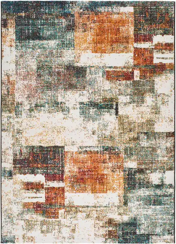 Alfombra abstracta multicolor PANDORA, 60x120 cm - ATTICGO