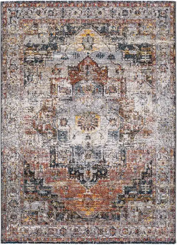 Alfombra abstracta multicolor SHIRAZ, 140x200 cm - ATTICGO