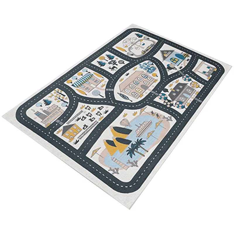 Alfombra De Poliester Estampada 100 X 150Cm - Textil