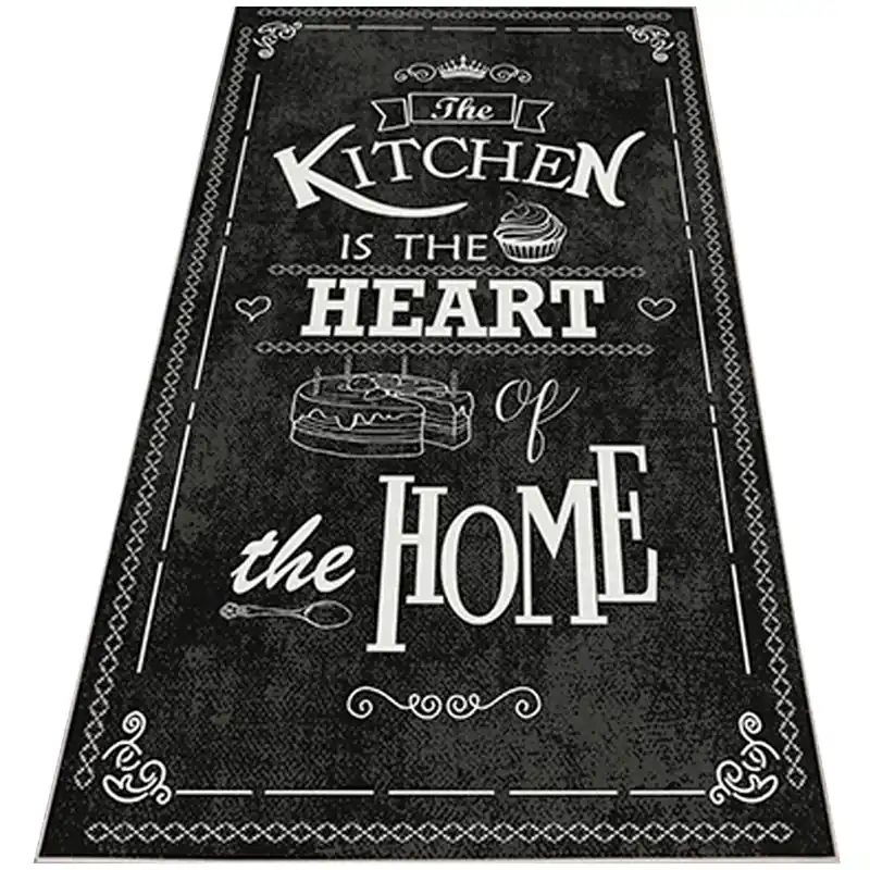 Alfombra De Poliester Estampada 80 X 150Cm - Textil