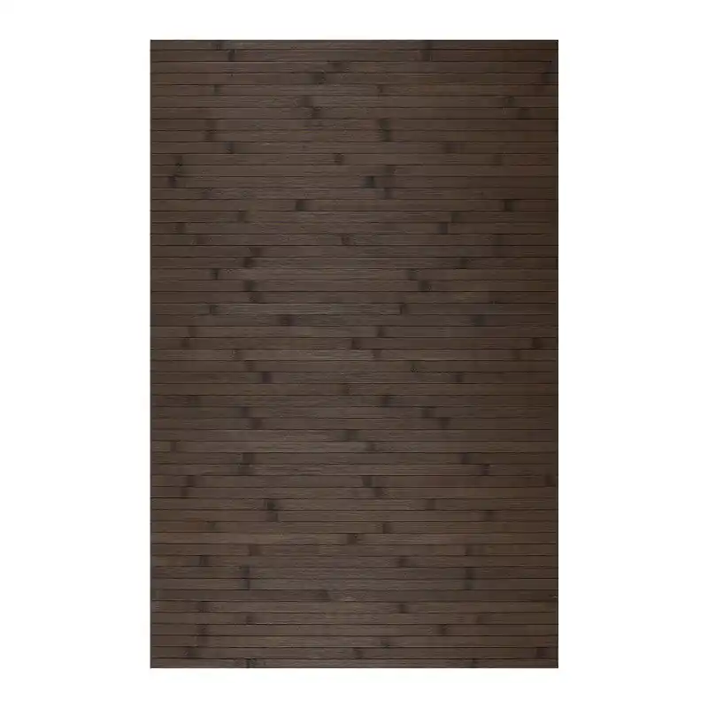 Alfombra de Bambú natural antideslizante Beige, 120 x 180 cm - Textil