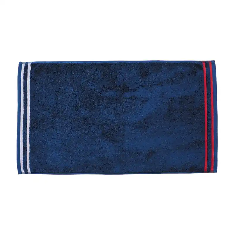 Alfombra de baño 50x80cm 100% Algodón 800GSM rizo teñido color azul marino El Ganso - Textil