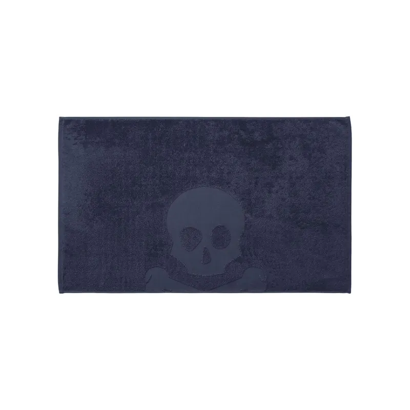 Alfombra de baño calavera Azul marino Scalpers Home