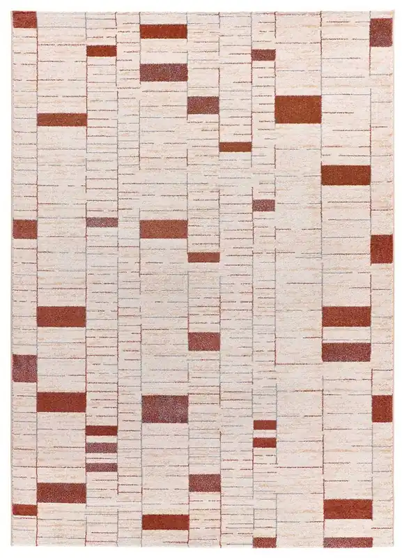 Alfombra de diseño geométrico caldera BERUTI, 160x230 cm - ATTICGO