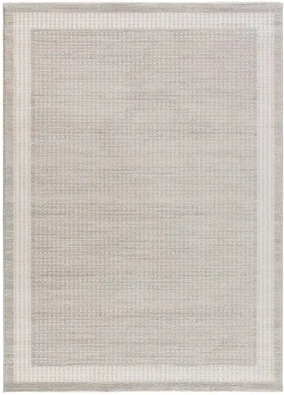 Alfombra de estilo vintage con relieve en crema HL-BORDER, 200x300 cm - ATTICGO