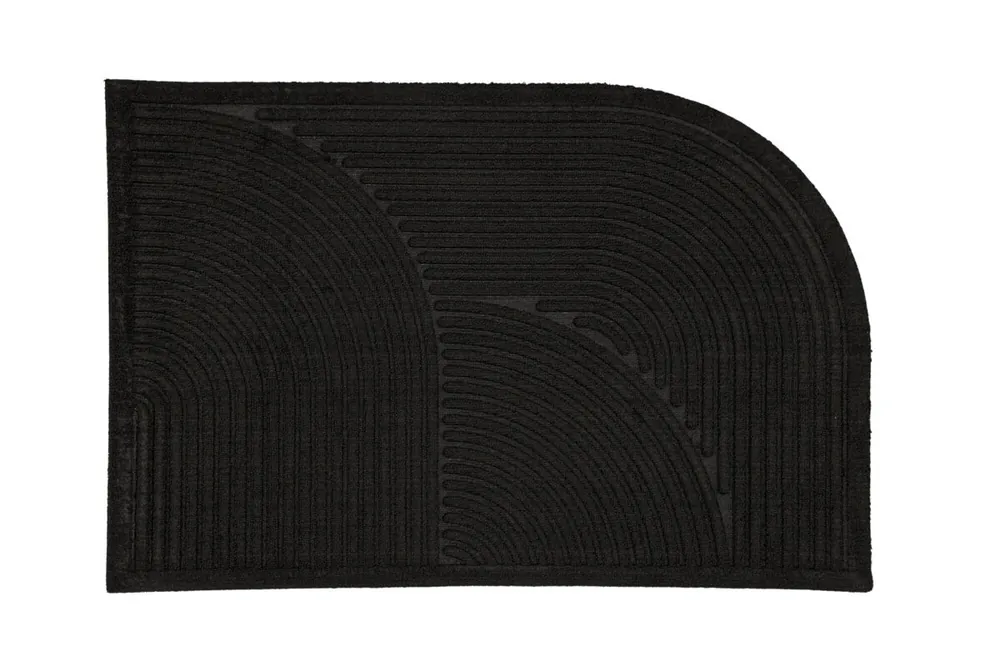 Alfombra de pasillo VALENTINO 60x90x1 Negro - Textil