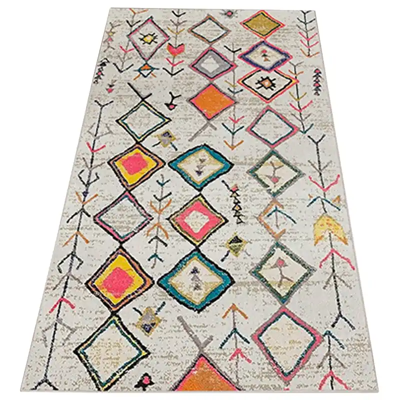 Alfombra De Poliester Estampada 80 X 150Cm - Textil