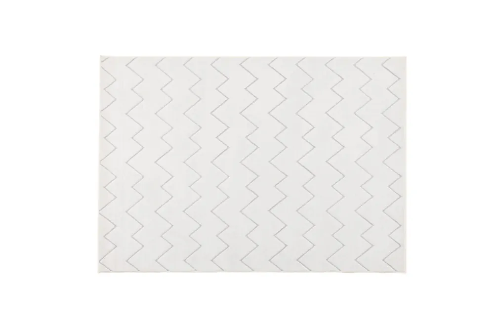Alfombra de salón FIA 200x290x2 Blanco - Textil