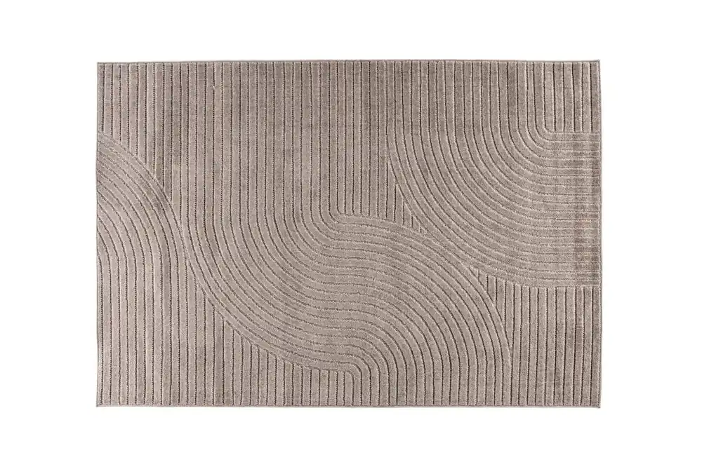 Alfombra de salón VINCE 240x340x2 Marrón - Textil