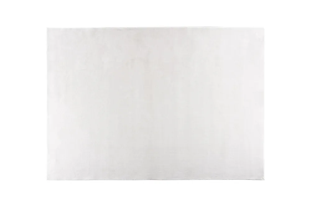 Alfombra de salón NIXIE 240x350x2 Blanco - Textil