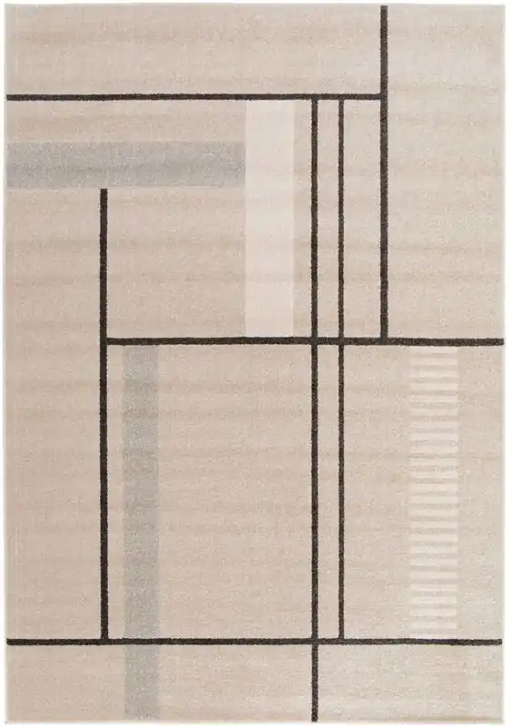 Alfombra de estilo escandinavo multicolor DOMUS, 160x230 cm - ATTICGO