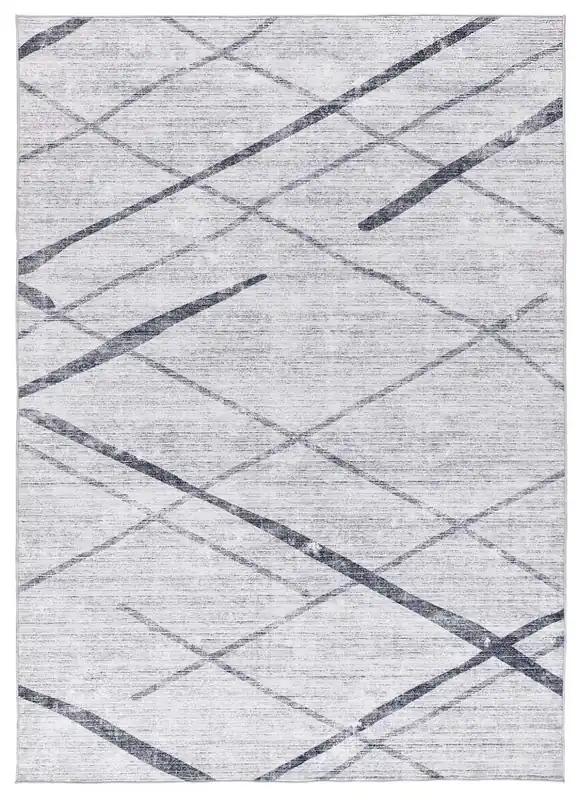 Alfombra abstracta impresa en beige CLASS, 80x150 cm - ATTICGO
