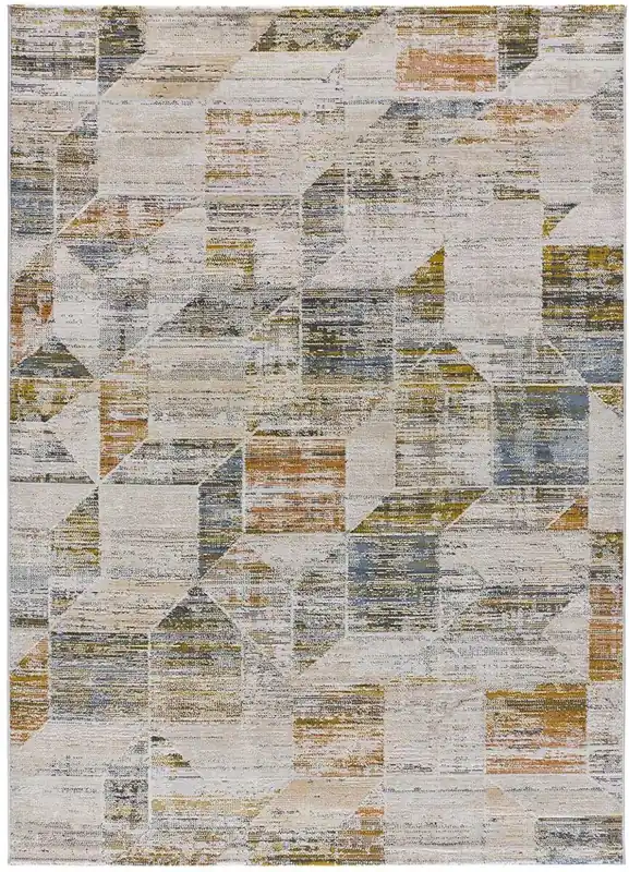 Alfombra abstracta multicolor KILIS, 192x290 cm - ATTICGO