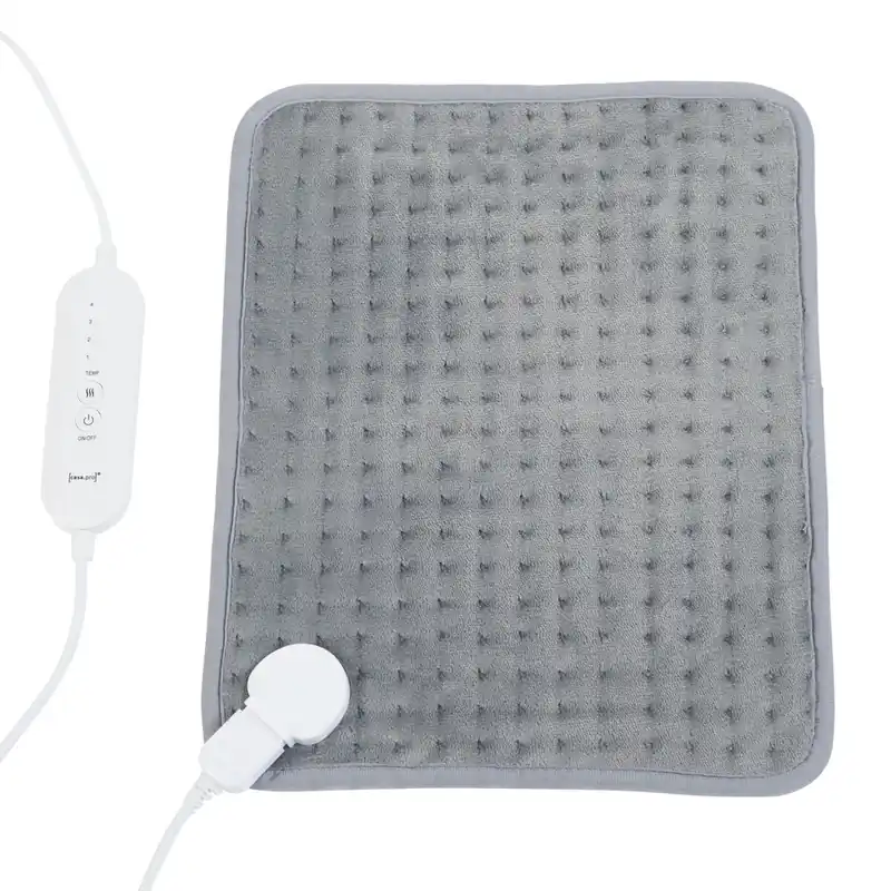 Almohadilla eléctrica Bella lavable 80W Vlies 40x30 cm - Gris [en.casa]