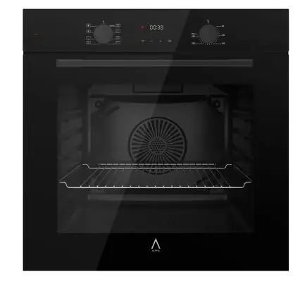 ALPHA Horno Eléctrico NEPTUNO ELITE Cristal Negro, AirFryer - Electrodomésticos