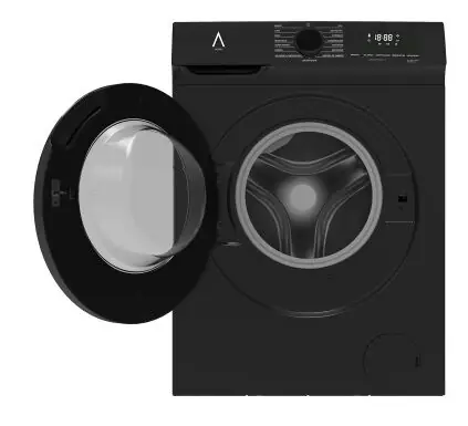 ALPHA Lavadora TITAN Elite-7, Eficiencia A, Negro Brillo, Digital Smart Inverter, 1.200rpm, 7kg, *Alta Gama*