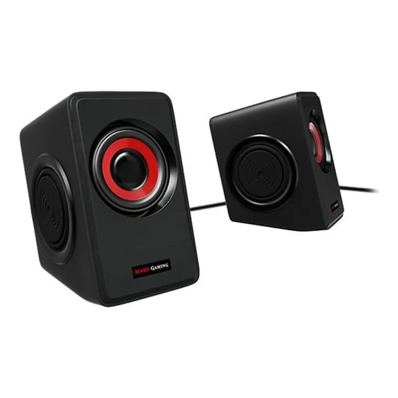 Altavoces Mars Gaming MS1 2.0 10W rojo/negro - Electrónica