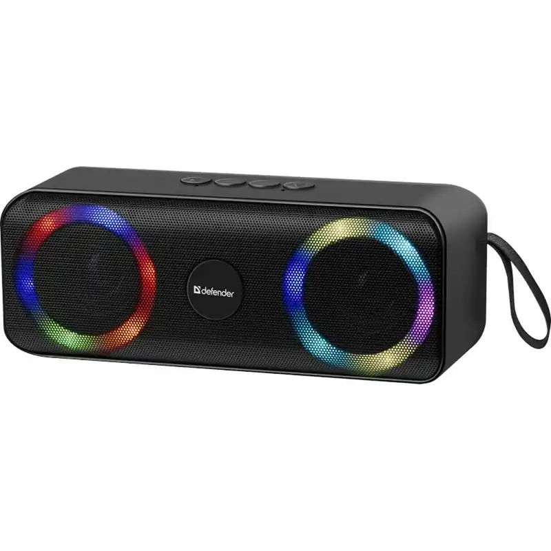 Altavoz Bluetooth Portátil Defender Q1 Negro 10 W - Electrónica