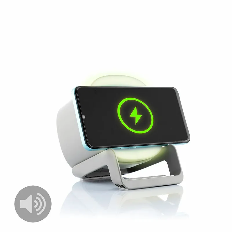 Altavoz Cargador Inalámbrico con LED Souwis InnovaGoods - Electrónica
