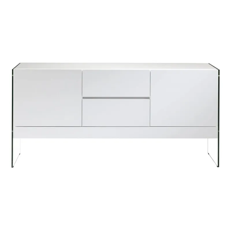 ANGEL CERDA Aparador madera y cristal - Muebles