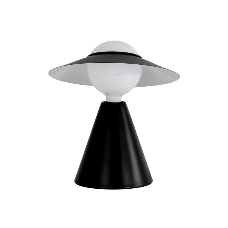 THE LUMINE Lámpara sobremesa cristal y acero - Decoración