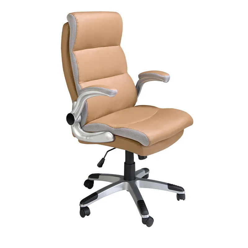 ANGEL CERDA Silla oficina giratoria polipiel marrón - Muebles