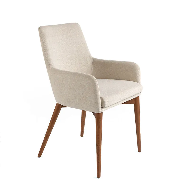 ANGEL CERDA Silla tela beige - Muebles