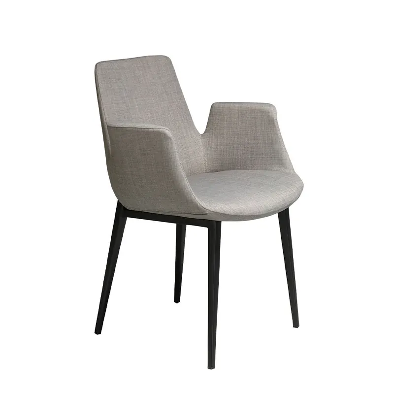 ANGEL CERDA Silla tela gris - Muebles