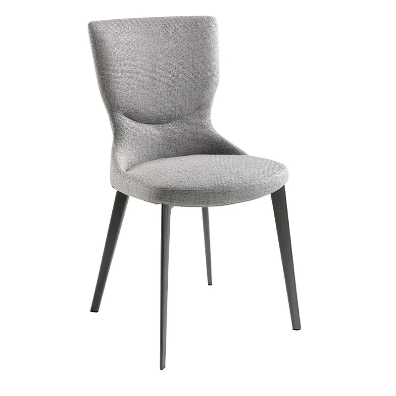 ANGEL CERDA Silla tela gris - Muebles