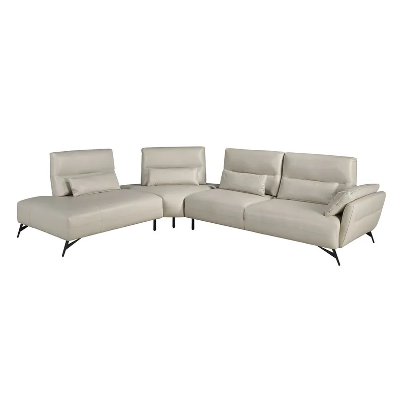 ANGEL CERDA Sofá chaise longue piel - Sofás sillones puffs