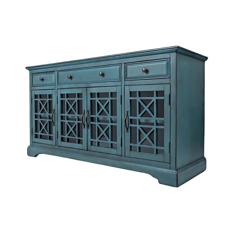 Aparador AVOLA 153x49x82 Azul - Muebles