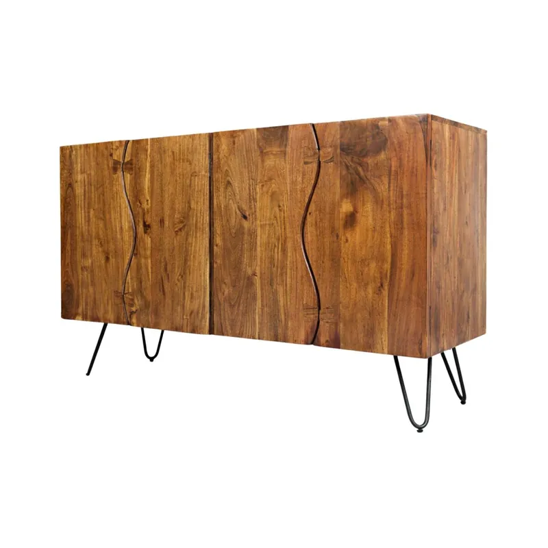 Aparador AVOLA 137x46x82 Marrón - Muebles